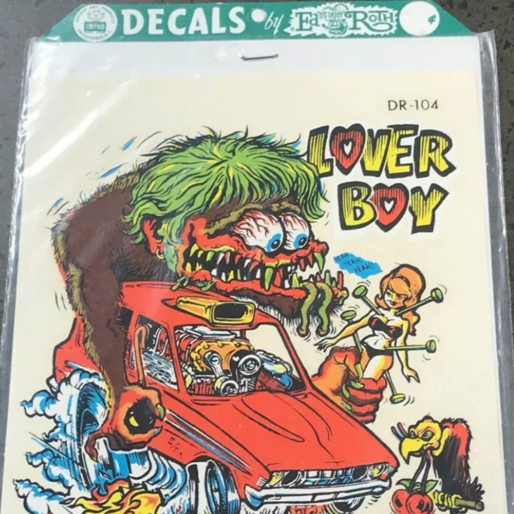Ed Roth Revelle manufactured promo decals